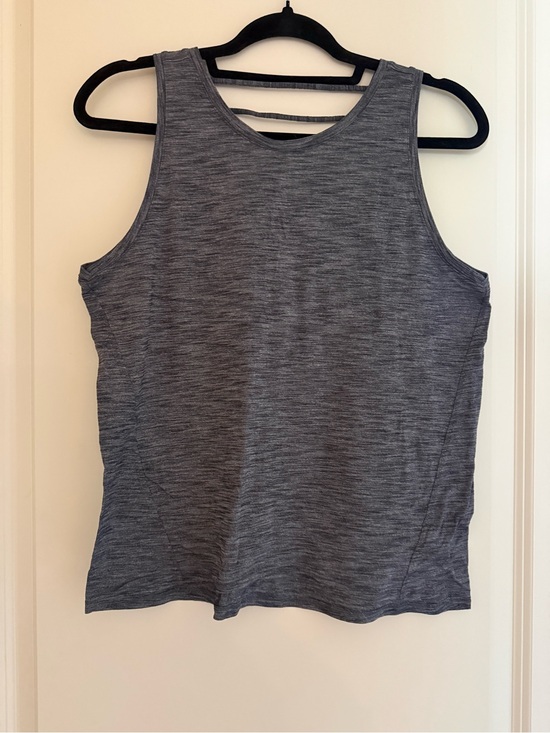 Athleta Tops - Athleta Gray Heather Strappy-Back Performance Tank